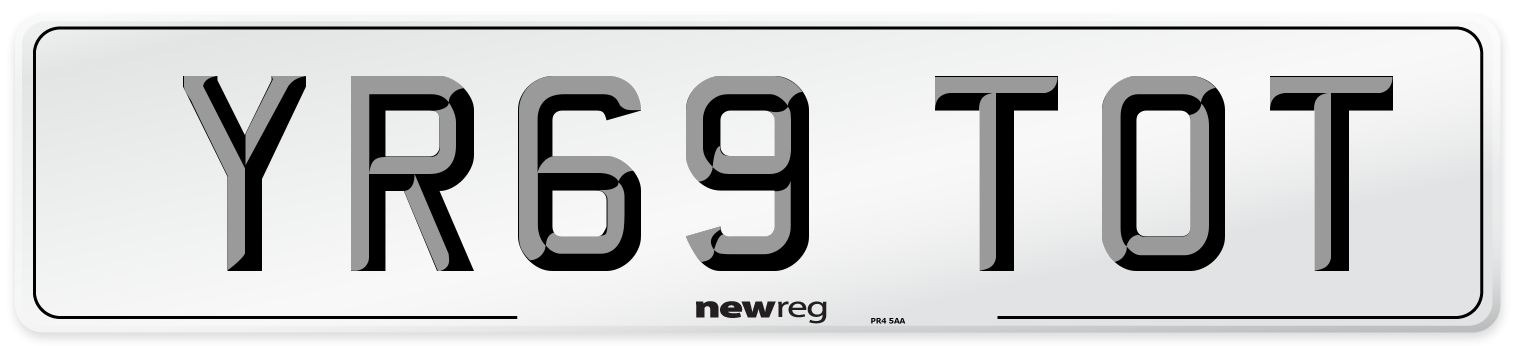 YR69 TOT Number Plate from New Reg